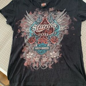 Harley-Davidson Black Graphic T-Shirt